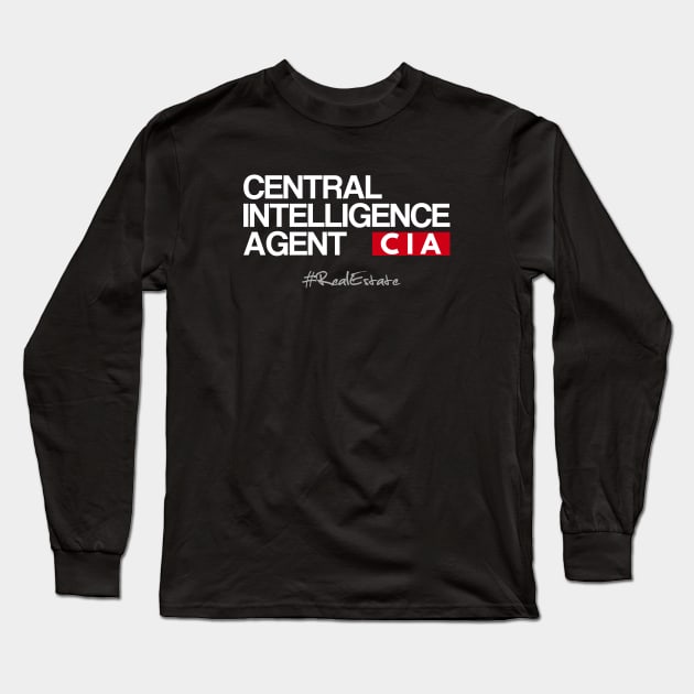 CIA Central Intelligence Agent Long Sleeve T-Shirt by The Favorita